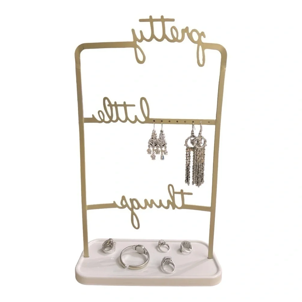Jewelry Stand Metal Table Top Jewelry Organizer Pretty little things
